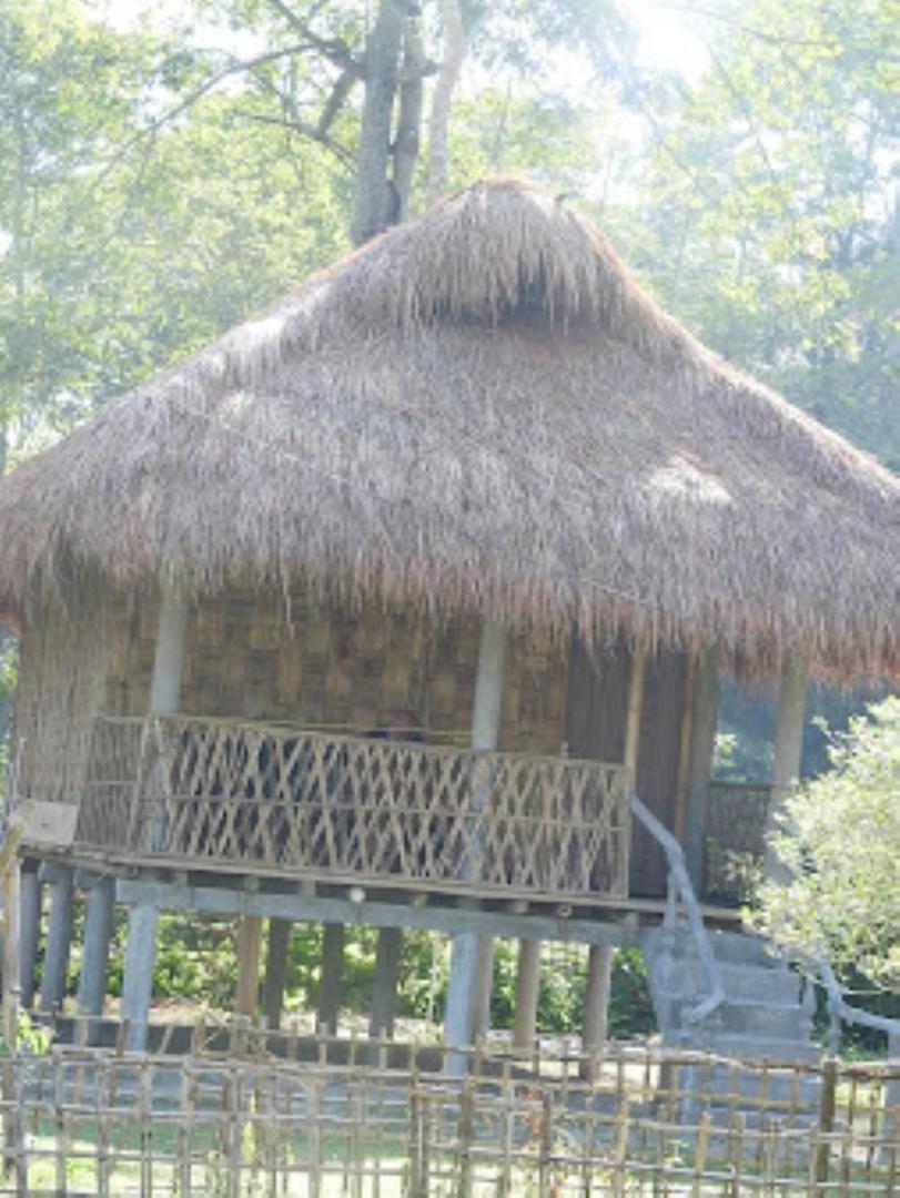 Ayang Okum River Bank Bamboo Cottage Kaibortta Gaon Nagargaon المظهر الخارجي الصورة